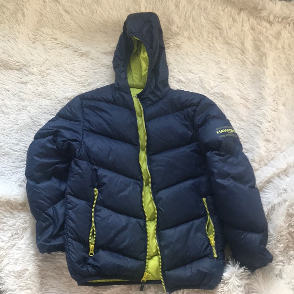 Boys Lightweight Packable Down Jacket Sz 10/12